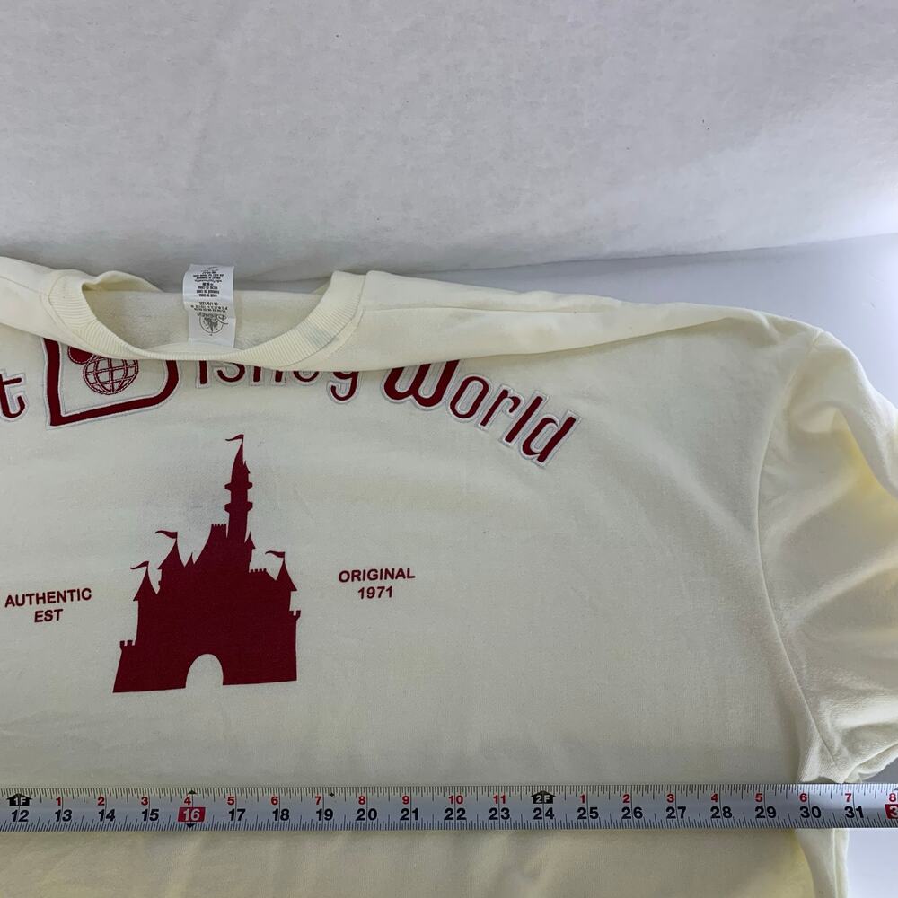 Walt Disney World Cinderella Castle Women's Cream Pullover Size 2XL - Picture 4 of 15